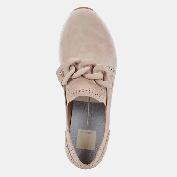 NEW Dolce Vita - Jhenee Platform Sneaker / Loafer - Dune Suede size 9